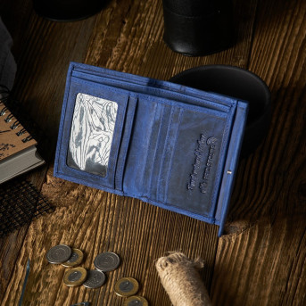 ZESTAW ZUP-70-DB SASZETKA DAMSKA T-36-DB I SKÓRZANY PORTFEL T-11-DB