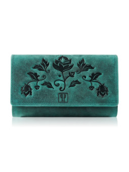 DAMSKI PORTFEL SKÓRZANY VINTGE PAOLO PERUZZI T-05-GR