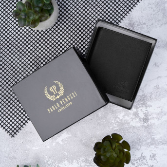 CZARNY SKÓRZANY PORTFEL DAMSKI PAOLO PERUZZI IN-28-BL