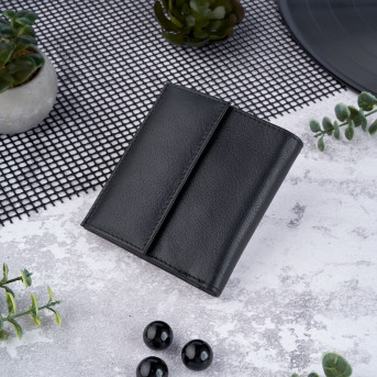 CZARNY SKÓRZANY PORTFEL DAMSKI PAOLO PERUZZI IN-28-BL