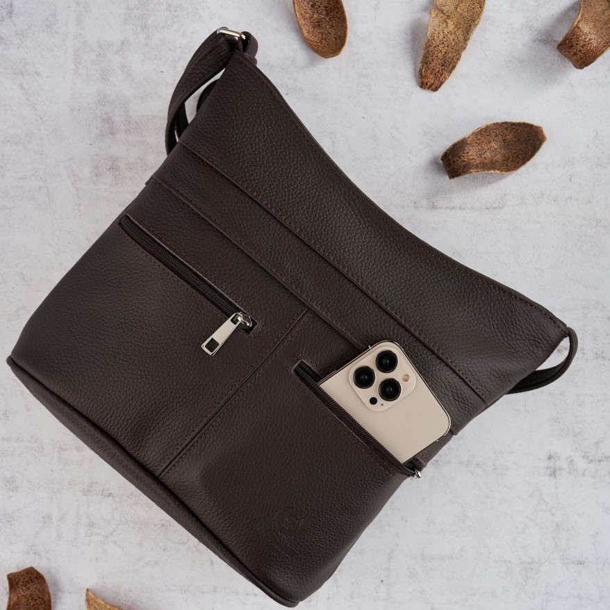 SKÓRZANA LISTONOSZKA DAMSKA PAOLO PERUZZI Z-53-BR