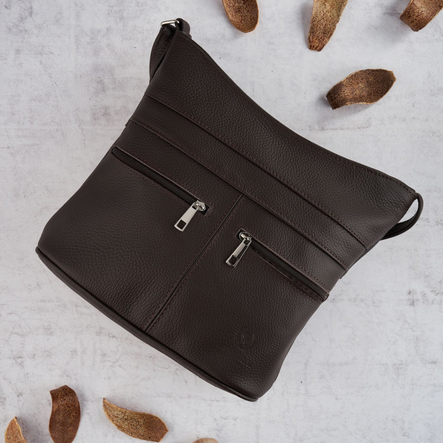 SKÓRZANA LISTONOSZKA DAMSKA PAOLO PERUZZI Z-53-BR