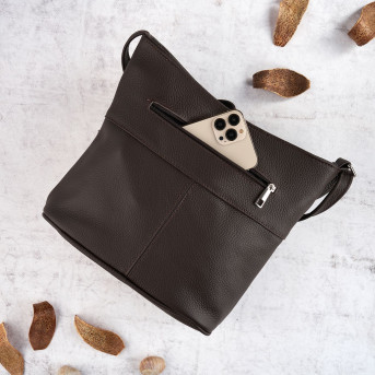 SKÓRZANA LISTONOSZKA DAMSKA PAOLO PERUZZI Z-53-BR