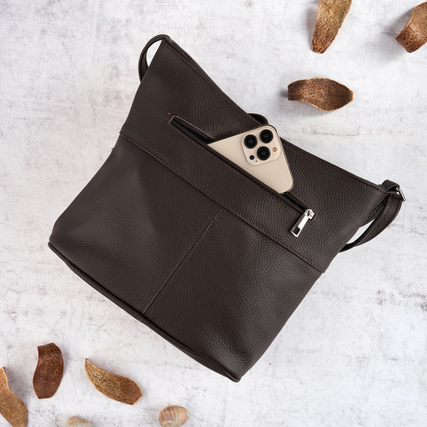 SKÓRZANA LISTONOSZKA DAMSKA PAOLO PERUZZI Z-53-BR