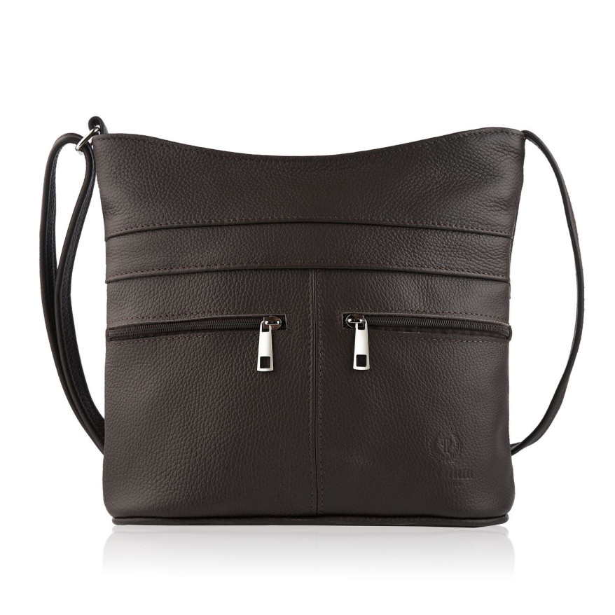 SKÓRZANA LISTONOSZKA DAMSKA PAOLO PERUZZI Z-53-BR