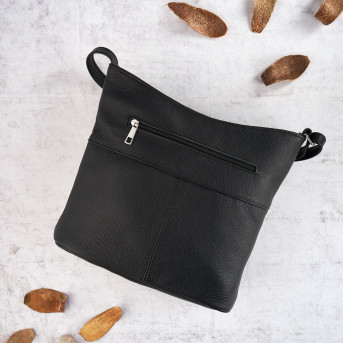 SKÓRZANA TOREBKA DAMSKA PAOLO PERUZZI Z-53-BL