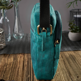 ZESTAW PREZENTOWY ZUP-74-GR LISTONOSZKA DAMSKA T-63 I PORTFEL SKÓRZANY T-33