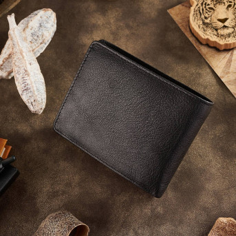 Zestaw prezentowy dla niego ZUP-76-BL SASZETKA MĘSKA NA RAMIĘ T-74 I SKÓRZANY PORTFEL MĘSKI T-79