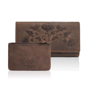 ZESTAW PREZENTOWY ZUP-37-BR PORTFEL SKÓRZANY T-05 I ETUI T-51