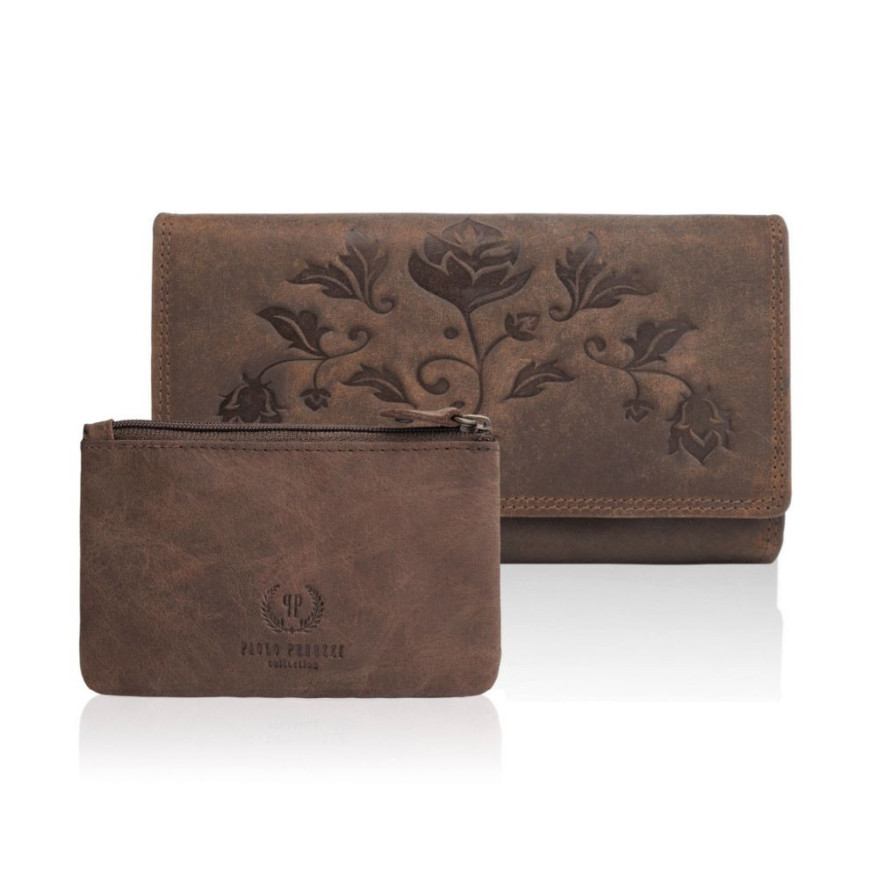 ZESTAW PREZENTOWY ZUP-37-BR PORTFEL SKÓRZANY T-05 I ETUI T-51