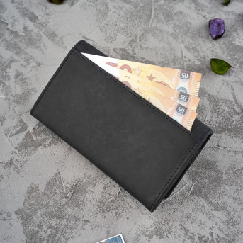 PORTFEL VINTAGE DAMSKI SKÓRZANY PAOLO PERUZZI T-44-BL