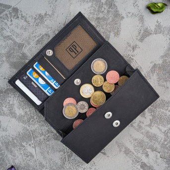 ZESTAW PREZENTOWY ZUP-39-BL PORTFEL DAMSKI SKÓRZANY T-44 I ETUI T-51