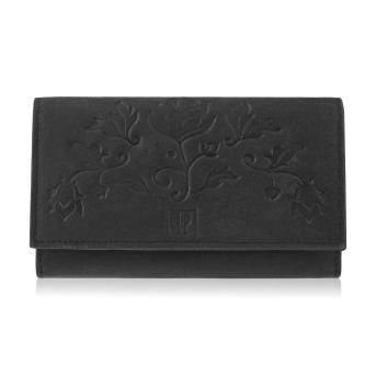 ZESTAW PREZENTOWY ZUP-39-BL PORTFEL DAMSKI SKÓRZANY T-44 I ETUI T-51