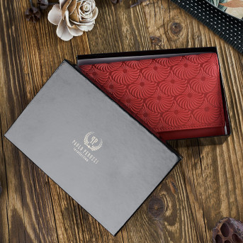 CZERWONY PORTFEL DAMSKI SKÓRZANY PAOLO PERUZZI IN-57-RD