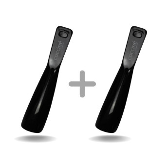 ZES-19 ZESTAW 2X CZARNA ŁYŻKA DO BUTÓW COCCINE 20 CM