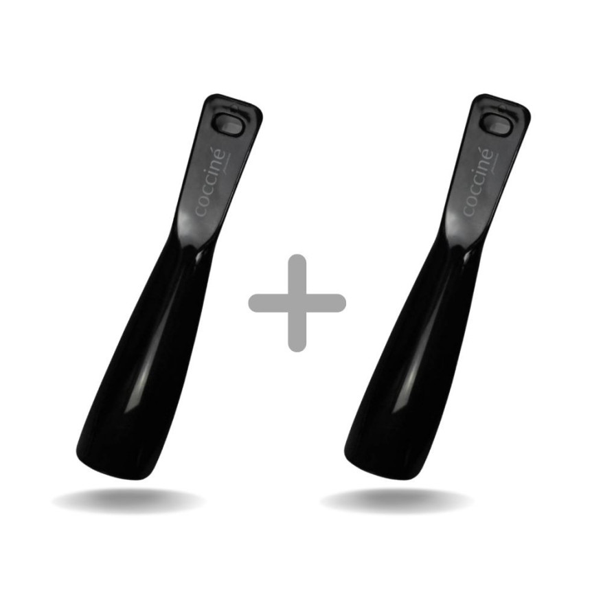 ZES-19 ZESTAW 2X CZARNA ŁYŻKA DO BUTÓW COCCINE 20 CM