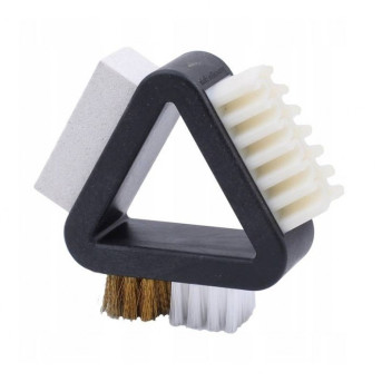 ZESTAW DO CZYSZCZENIA ZAMSZU I NUBUKU ZES-22 PIANKA CZYSZCZĄCA, TRÓJKĄTNA SZCZOTKA I IMPREGNAT COCCINE