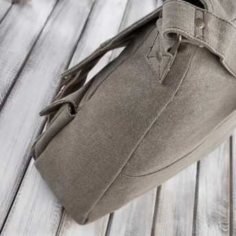 Torba męska na laptopa ze skóry wegańskiej Paolo Peruzzi E-08-MC