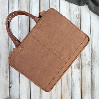 VEGE TORBA MĘSKA NA LAPTOPA BRĄZOWA PAOLO PERUZZI E-04-BR