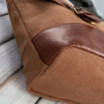 TORBA MĘSKA NA RAMIĘ I DO RĘKI BRĄZOWA PAOLO PERUZZI E-09-BR