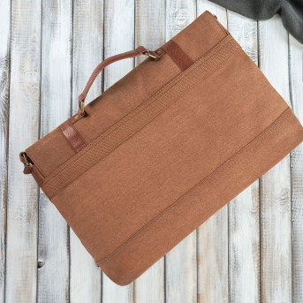 TORBA MĘSKA NA RAMIĘ I DO RĘKI BRĄZOWA PAOLO PERUZZI E-09-BR