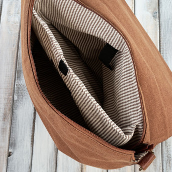 TORBA MĘSKA NA RAMIĘ I DO RĘKI BRĄZOWA PAOLO PERUZZI E-09-BR