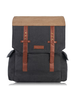 PLECAK MĘSKI NA LAPTOPA A4 ZE SKÓRY WEGAŃSKIEJ PAOLO PERUZZI E-03-MC