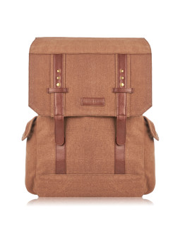 PLECAK MĘSKI DO PRACY BRĄZOWY A4 NA LAPTOPA PAOLO PERUZZI E-03-BR