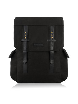 PLECAK MĘSKI CZARNY NA LAPTOPA A4 PAOLO PERUZZI E-03-BL