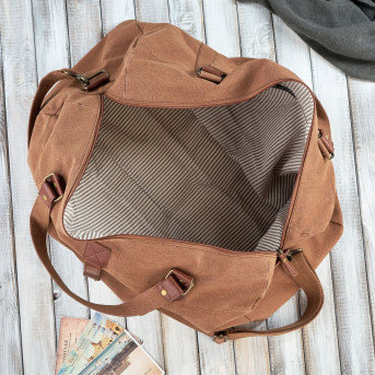 TORBA MĘSKA PODRÓŻNA DUŻA BRĄZOWA PAOLO PERUZZI E-02-BR