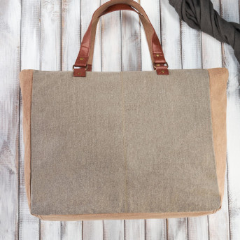 TOREBKA DAMSKA NA RAMIĘ Z NADRUKIEM DUŻA A4 PAOLO PERUZZI E-13-MC