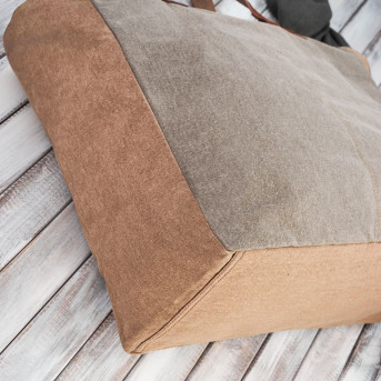 TOREBKA DAMSKA NA RAMIĘ Z NADRUKIEM DUŻA A4 PAOLO PERUZZI E-13-MC