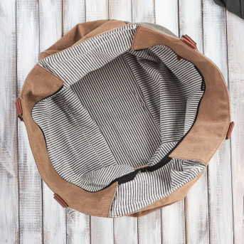 TOREBKA DAMSKA NA RAMIĘ Z NADRUKIEM DUŻA A4 PAOLO PERUZZI E-13-MC