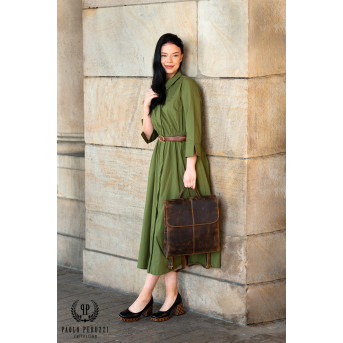 SKÓRZANY PLECAK DAMSKI A4 PAOLO PERUZZI T-72-HBR