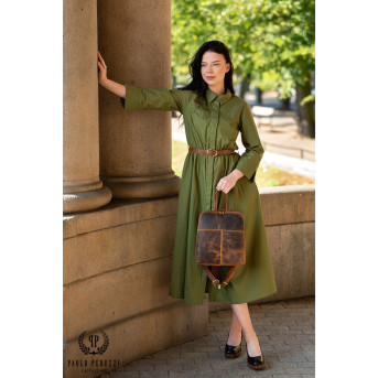 SKÓRZANY PLECAK DAMSKI PAOLO PERUZZI T-73-HBR