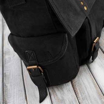 TORBA MĘSKA NA LAPTOPA CZARNA A4 NA RAMIĘ I DO RĘKI PAOLO PERUZZI E-01-BL