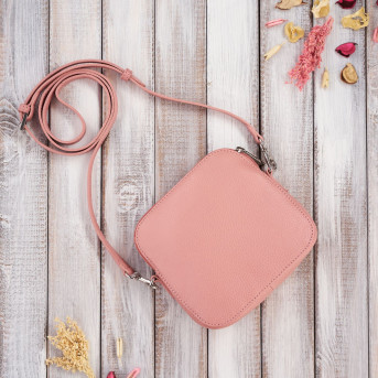 Torebka damska mała skórzana IN-61 torebeczka damska ze skóry naturalnej PAOLO PERUZZI