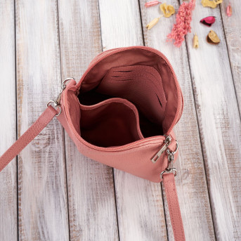 Torebka damska mała skórzana IN-61 torebeczka damska ze skóry naturalnej PAOLO PERUZZI