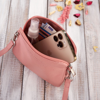 Torebka damska mała skórzana IN-61 torebeczka damska ze skóry naturalnej PAOLO PERUZZI