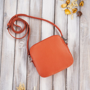 Torebka damska mała skórzana IN-61 torebeczka damska ze skóry naturalnej PAOLO PERUZZI