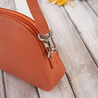 Torebka damska mała skórzana IN-61 torebeczka damska ze skóry naturalnej PAOLO PERUZZI