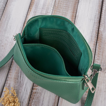 Torebka damska mała skórzana IN-61 torebeczka damska ze skóry naturalnej PAOLO PERUZZI