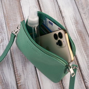 Torebka damska mała skórzana IN-61 torebeczka damska ze skóry naturalnej PAOLO PERUZZI