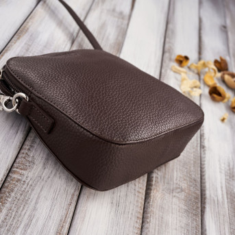 Torebka damska mała skórzana IN-61 torebeczka damska ze skóry naturalnej PAOLO PERUZZI