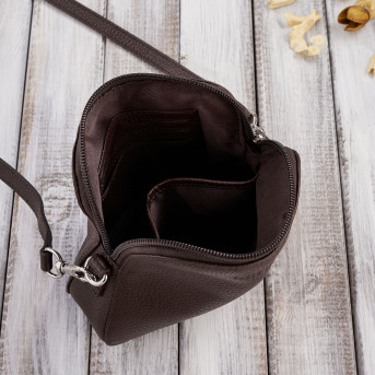 Torebka damska mała skórzana IN-61 torebeczka damska ze skóry naturalnej PAOLO PERUZZI