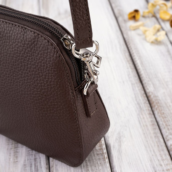 Torebka damska mała skórzana IN-61 torebeczka damska ze skóry naturalnej PAOLO PERUZZI