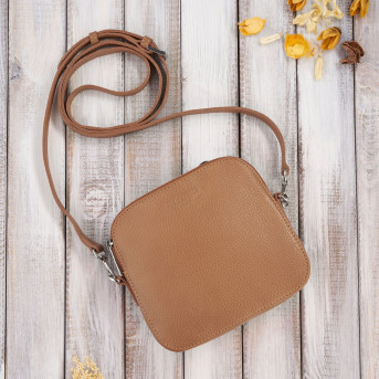 Torebka damska mała skórzana IN-61 torebeczka damska ze skóry naturalnej PAOLO PERUZZI