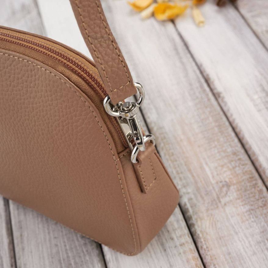 Torebka damska mała skórzana IN-61 torebeczka damska ze skóry naturalnej PAOLO PERUZZI