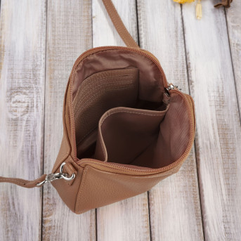 Torebka damska mała skórzana IN-61 torebeczka damska ze skóry naturalnej PAOLO PERUZZI