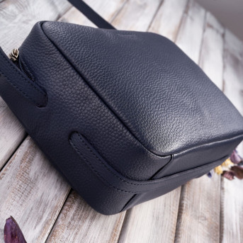 TOREBECZKA DAMSKA SKÓRZANA NA RAMIĘ GRANATOWA PAOLO PERUZZI IN-62-DB